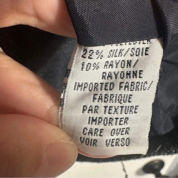 Vintage A Line Anne Klein sz 12 vest, tweed look, gray, fully lined, classic - Picture 6 of 12